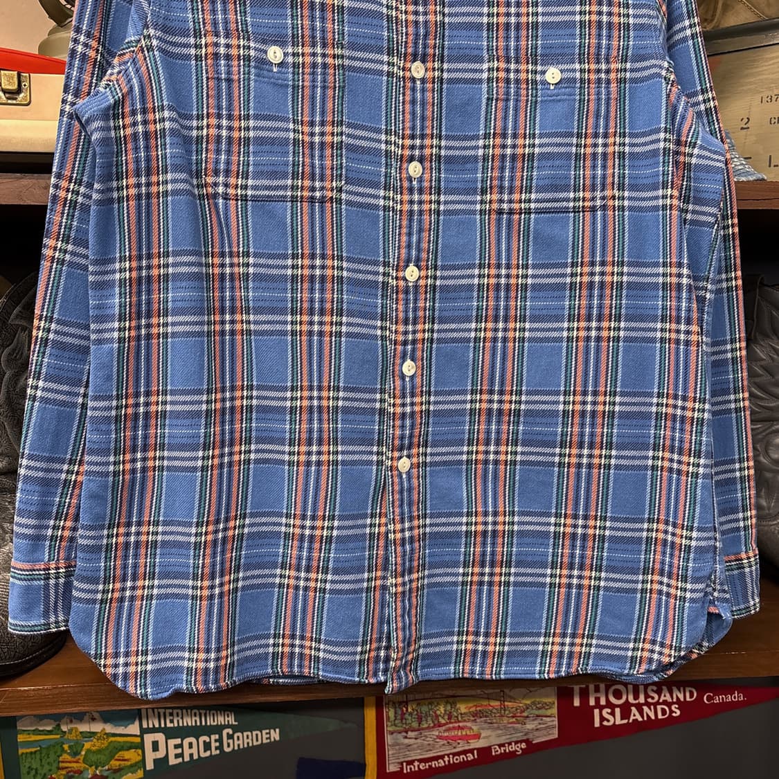 신형라벨 폴로 랄프로렌 멀티 플래드체크 포켓셔츠 N877 상품이미지4