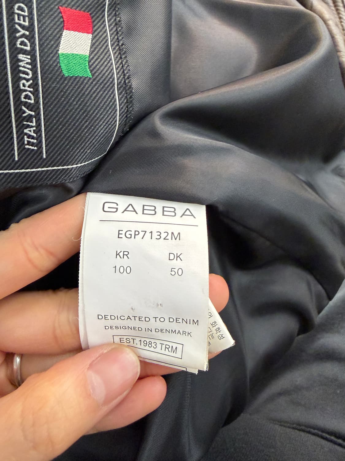 GABBA 가바 브라운 가죽자켓 100 상품이미지8