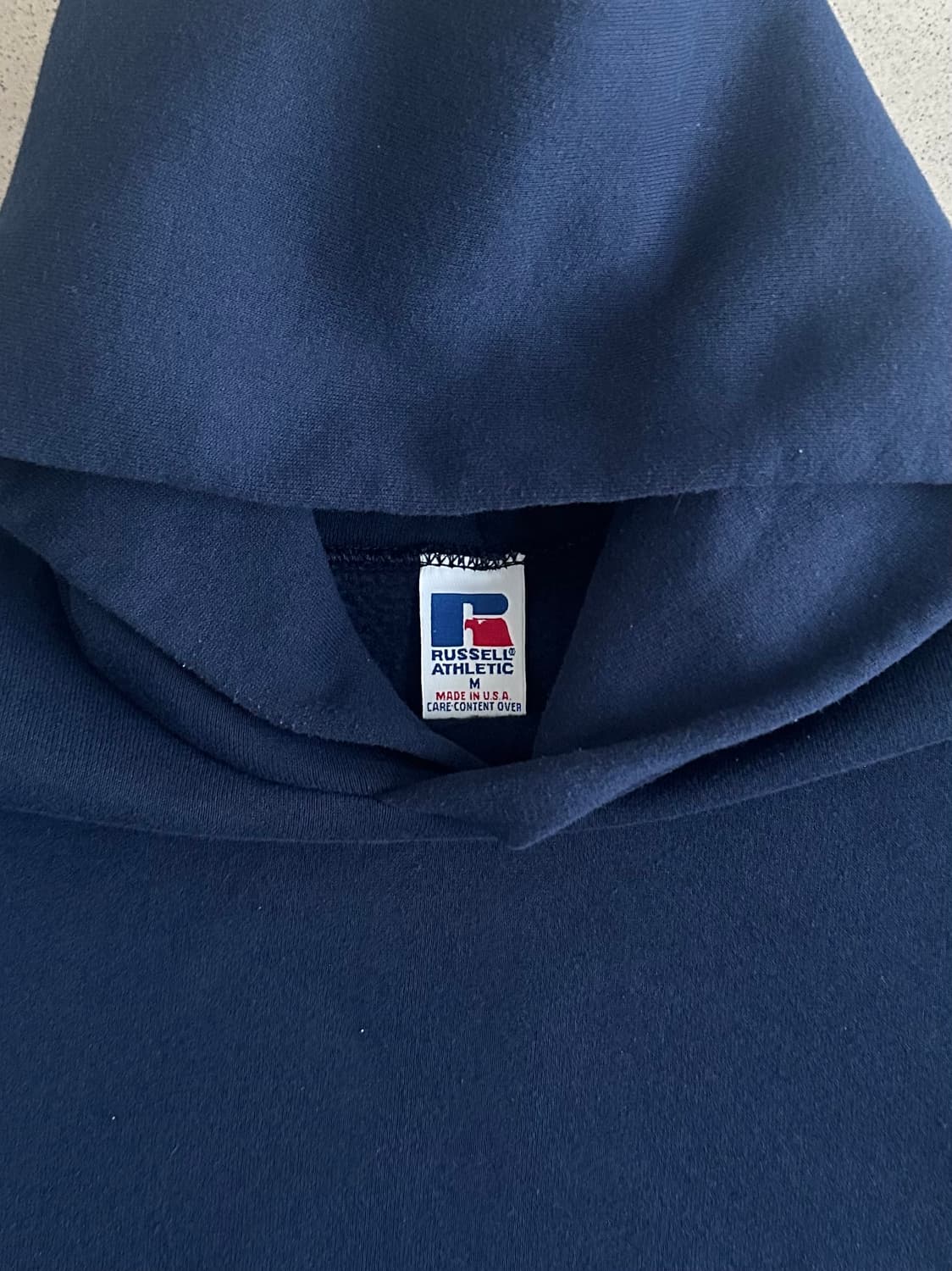 90s 빈티지 러셀 후드 네이비 M USA 상품이미지6
