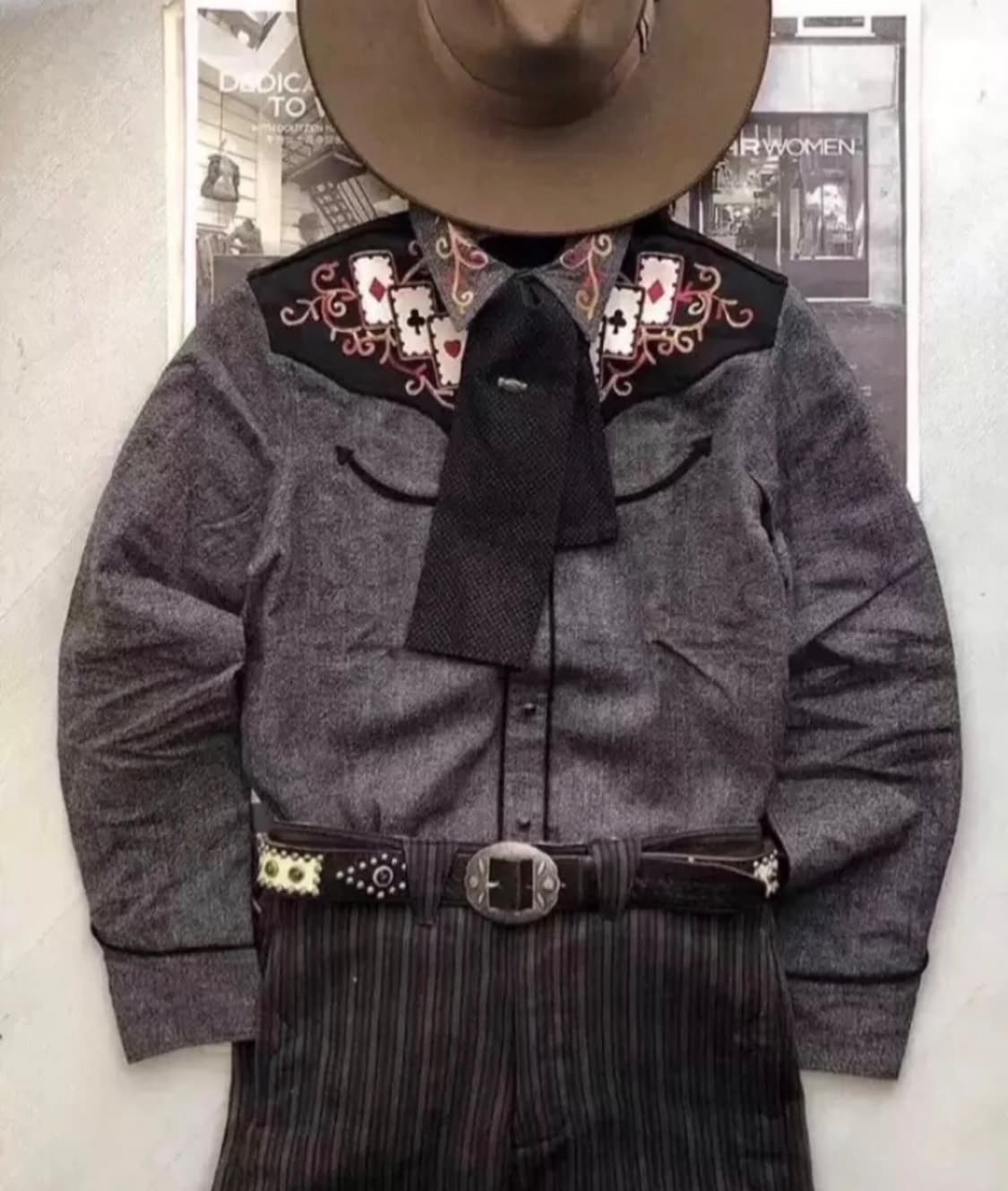 RRL 갬블러 웨스턴 셔츠 L 상품이미지1