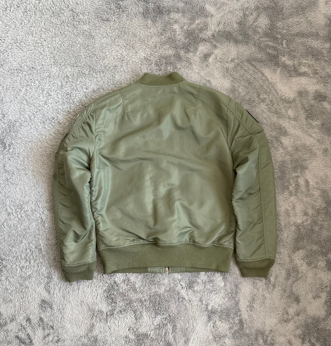 쇼트 NYC 플라이트 자켓 블루종 항공점퍼 ma-1 봄버 자켓 L 상품이미지2