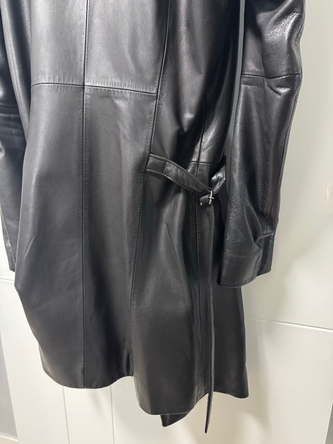 Bajra ninja hood leather  jacket  상품이미지5