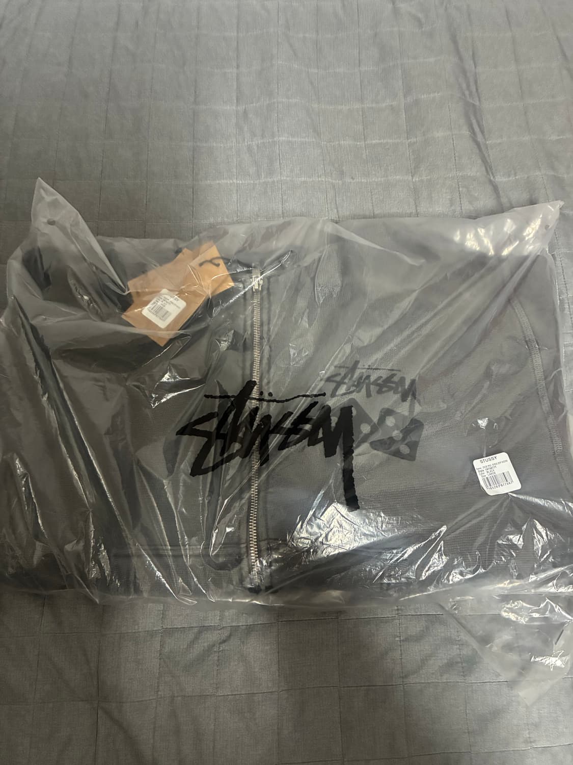 [L] 새상품 스투시 피그먼트 다이드 다이스 후드집업 상품이미지1