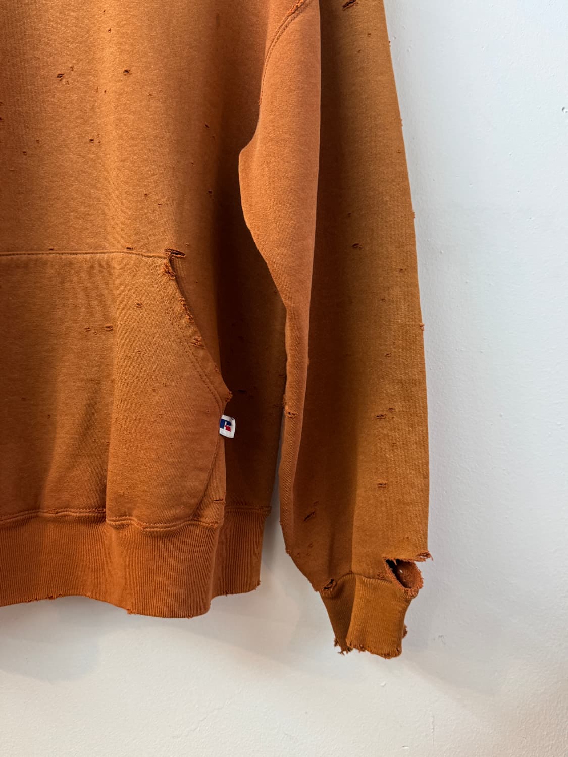 90s russell sun faded hoodie 상품이미지5