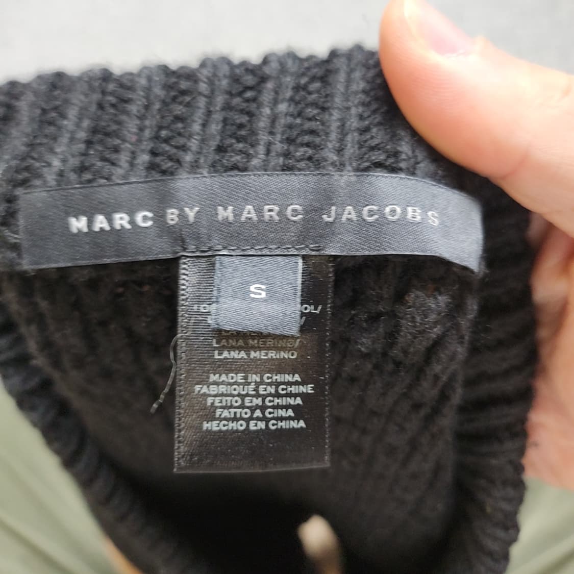 [S] 마크제이콥스 메리노울 오버핏 니트 스웨터 (2903) 상품이미지4