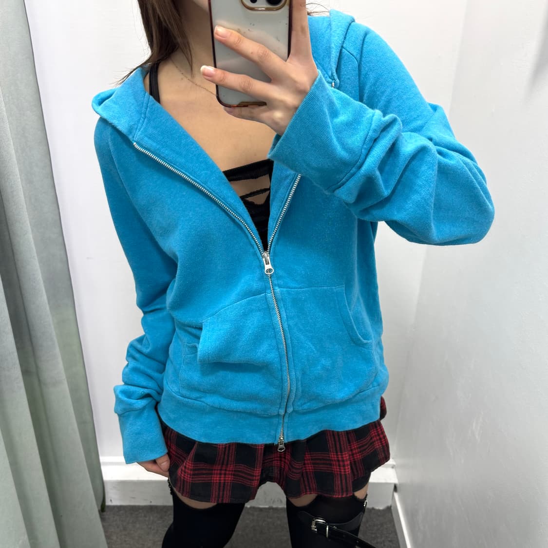 어반 리서치 도어스 블루 투웨이 후드집업 상품이미지2