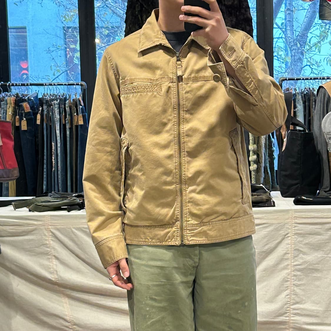 M) Timberland 팀버랜드 카키 코튼 자켓 상품이미지10