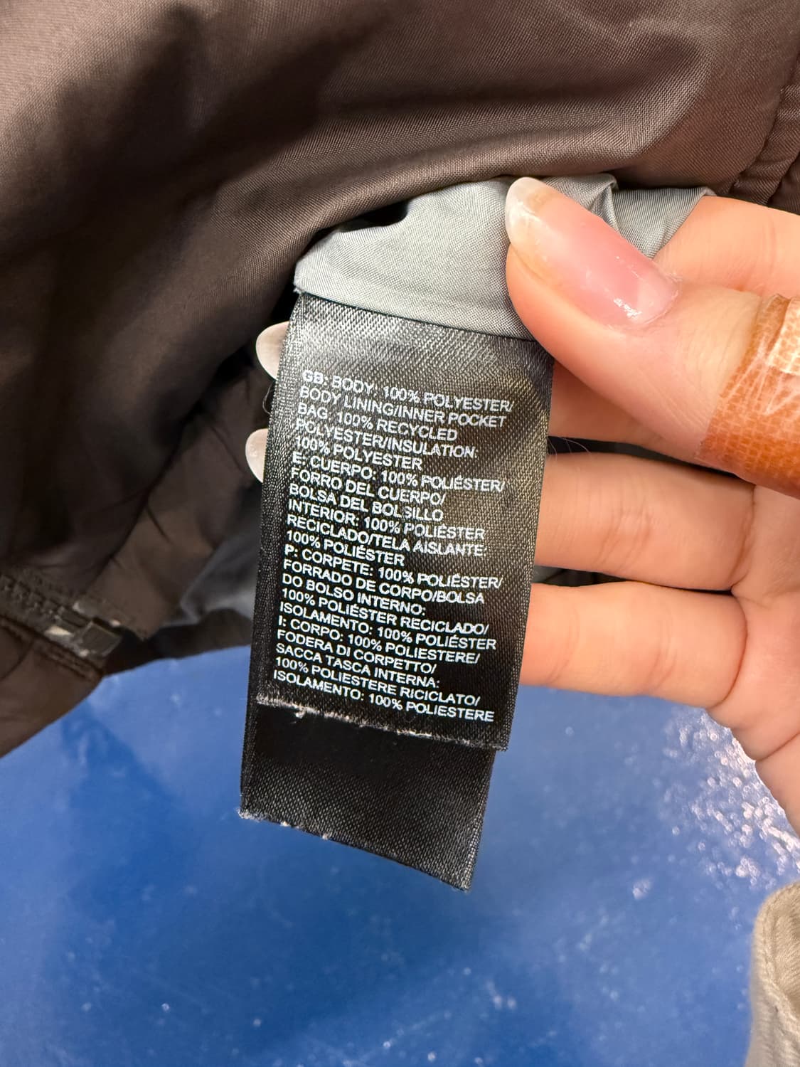 TnF 노스페이스 브라운 점퍼 상품이미지6