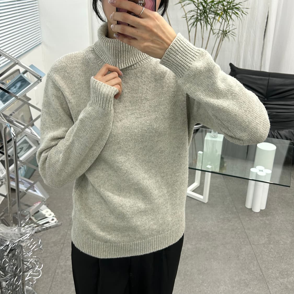 유니클로 히트텍 터틀넥 니트 상품이미지1