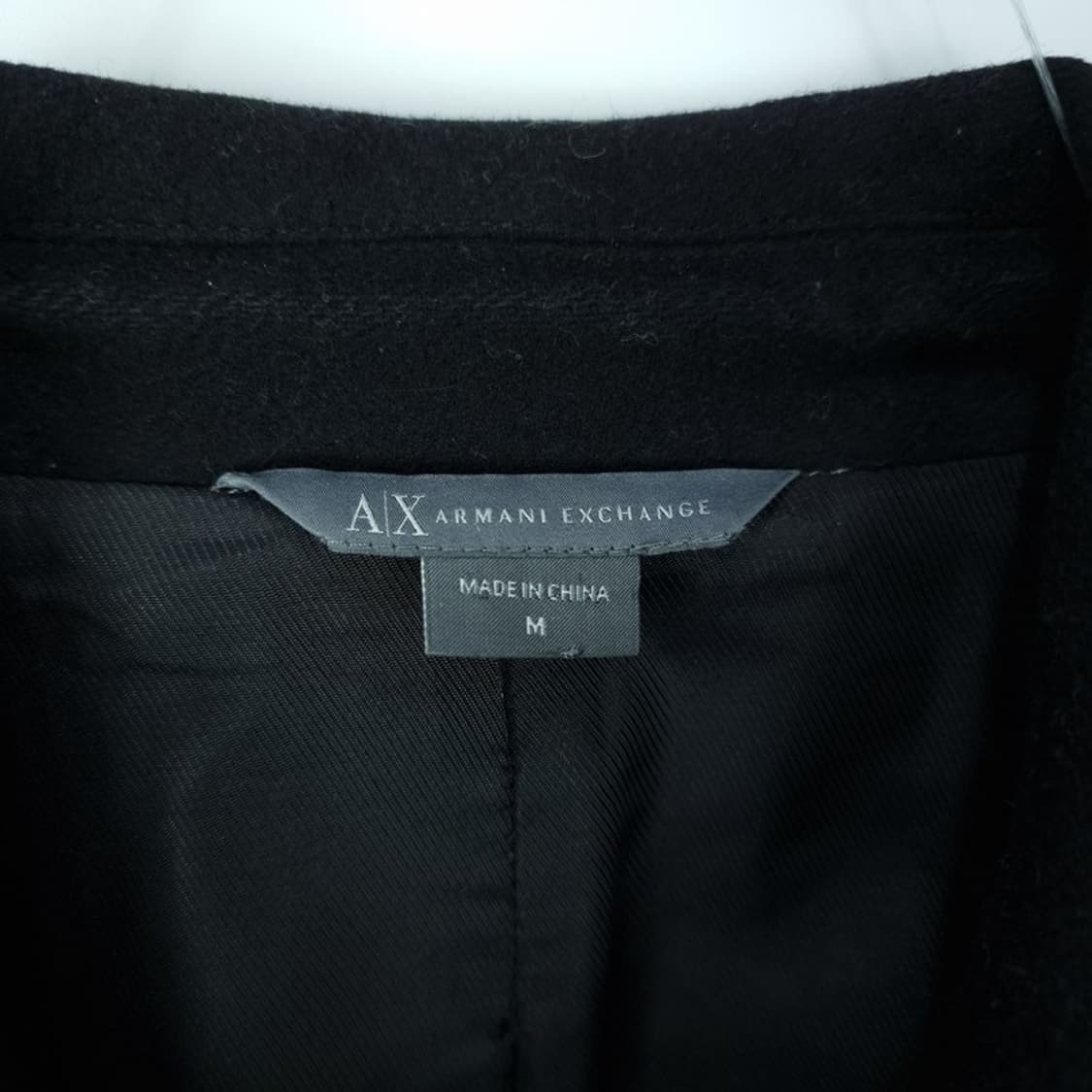 [아르마니] 모직 더블 하프 코트 피코트 블랙 M16372 상품이미지6