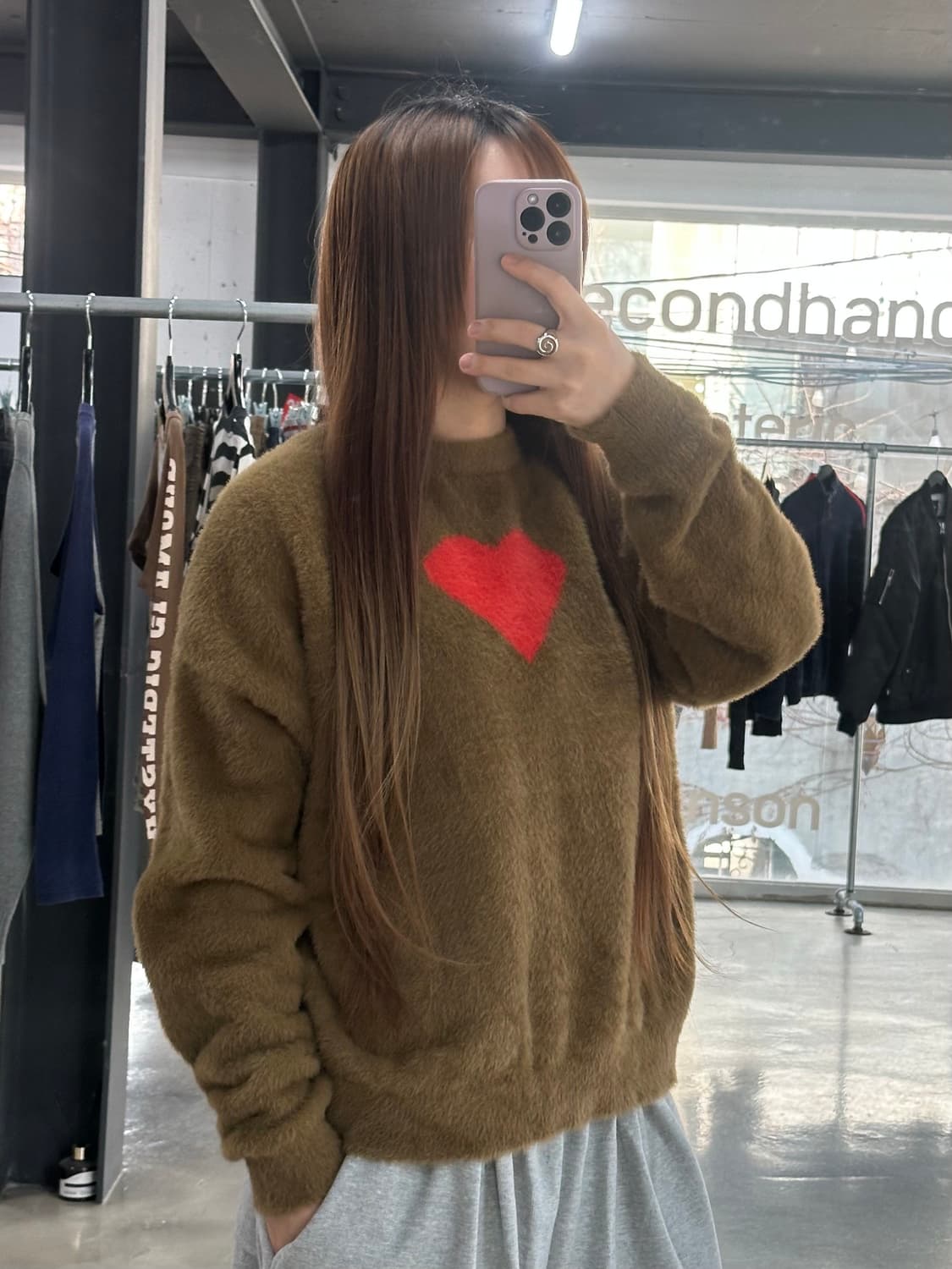 리바이스 하트 모헤어 니트 상품이미지3