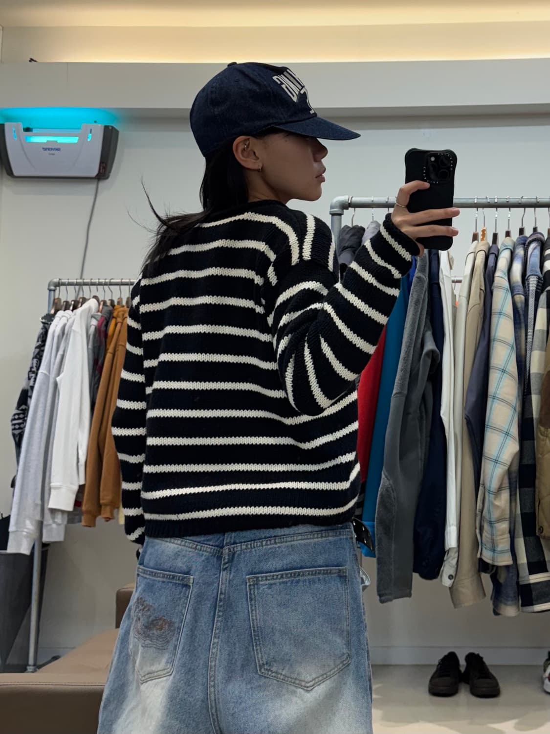 폴로 랄프로렌 스트라이프 크롭 니트 상품이미지8