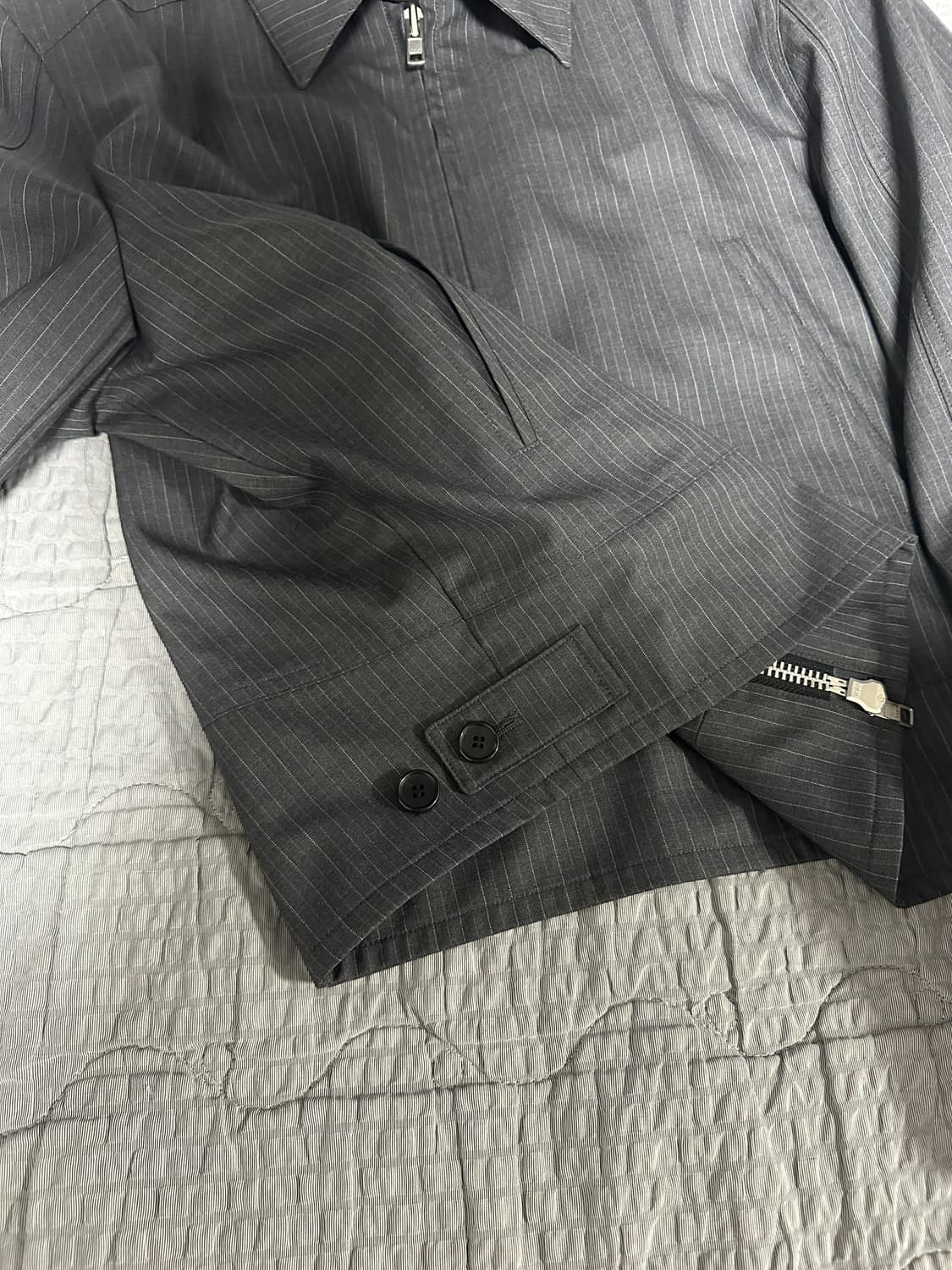 알렌느 스트라이프 크롭자켓 상품이미지4