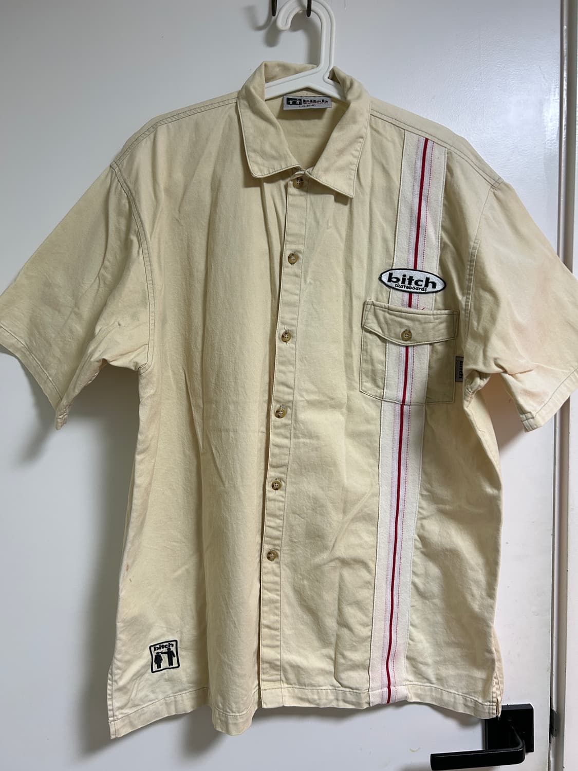 Bitch skateboards bowling shirt L 상품이미지1
