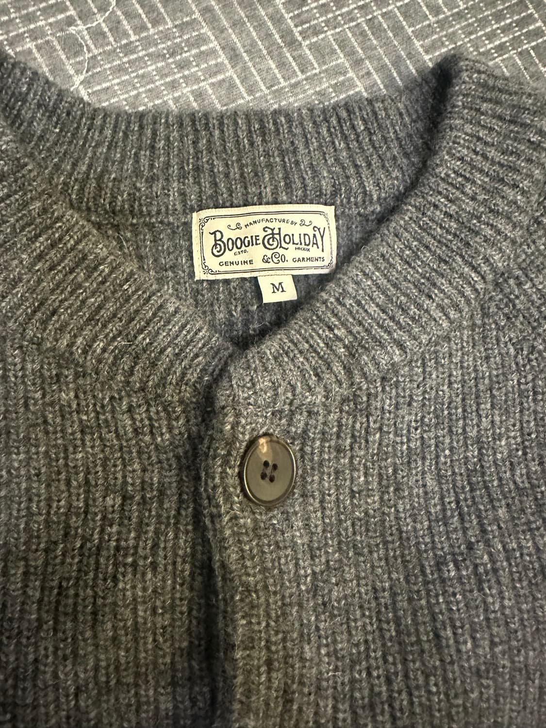 부기홀리데이 램스울 가디건 M 상품이미지2