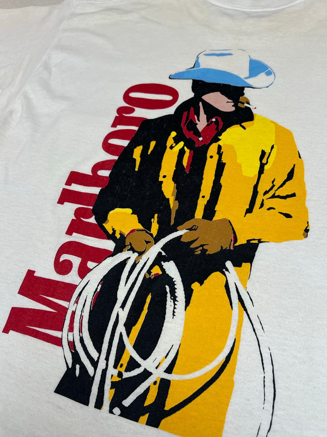 90s 빈티지 말보로 카우보이 빅로고 티셔츠 L사이즈 상품이미지1