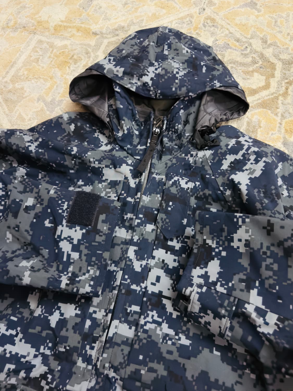 [데드스탁] 미해군 오리지널 블루베리 고어텍스 파카 (고프코어/XS) 상품이미지2