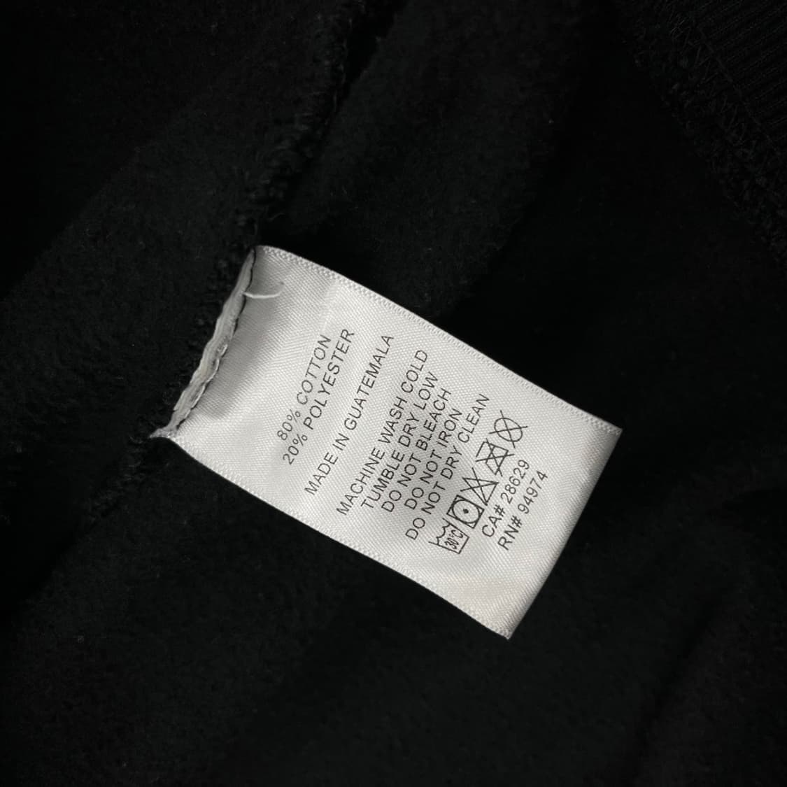 스투시 블랙 후드집업 M 상품이미지7