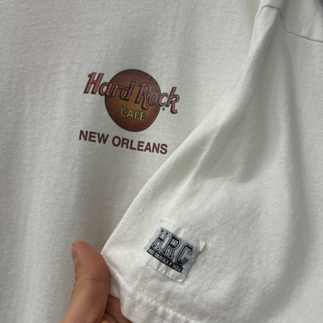 00s 하드락카페 뉴올리언스 블루스 재즈노트 프린팅 티셔츠 N1214 상품이미지5