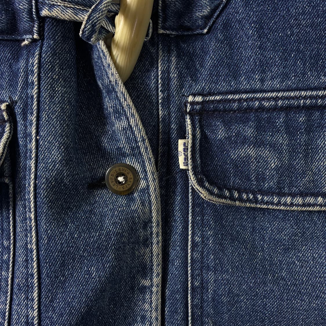 Levi's  리바이스 80,s 데님 더플 코트   상품이미지6