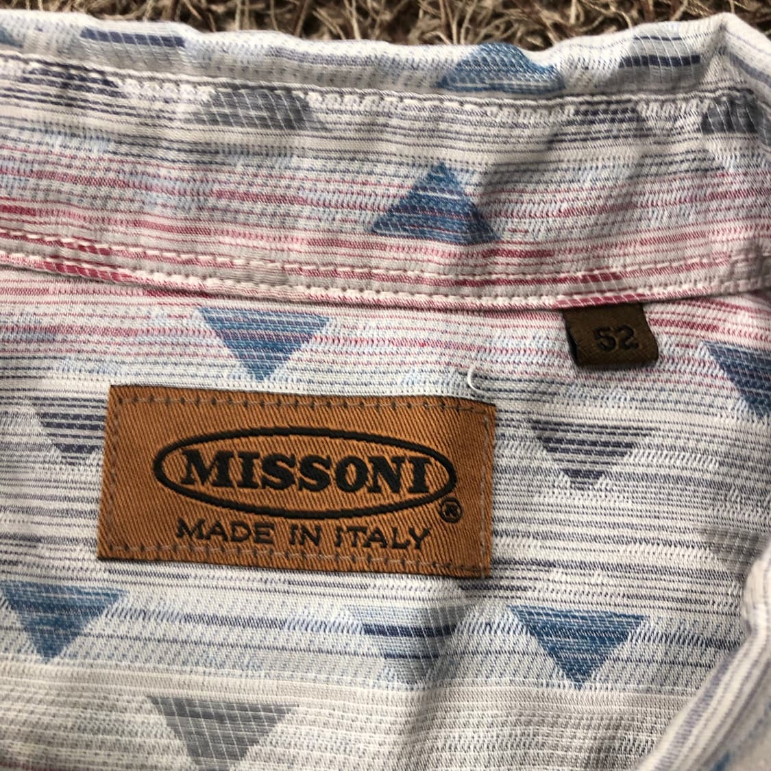 미쏘니 패턴 반팔 셔츠 상품이미지3