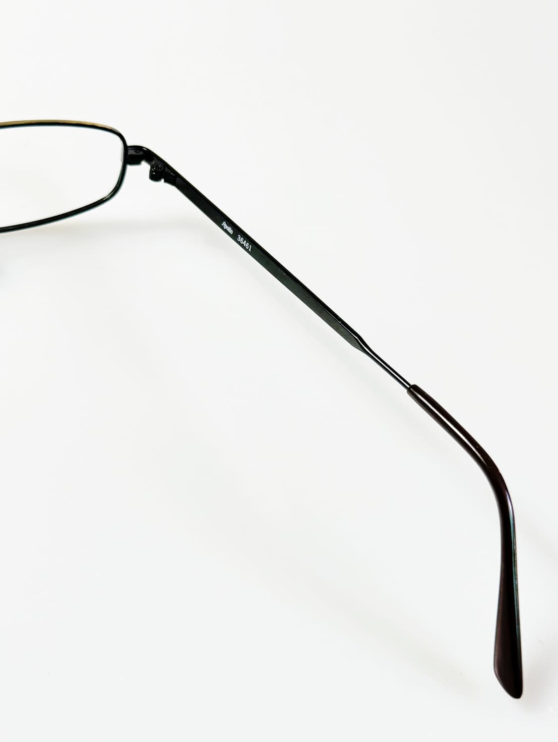 90s APOLLO 슬림 메탈 스퀘어 프레임 빈티지 안경 상품이미지6