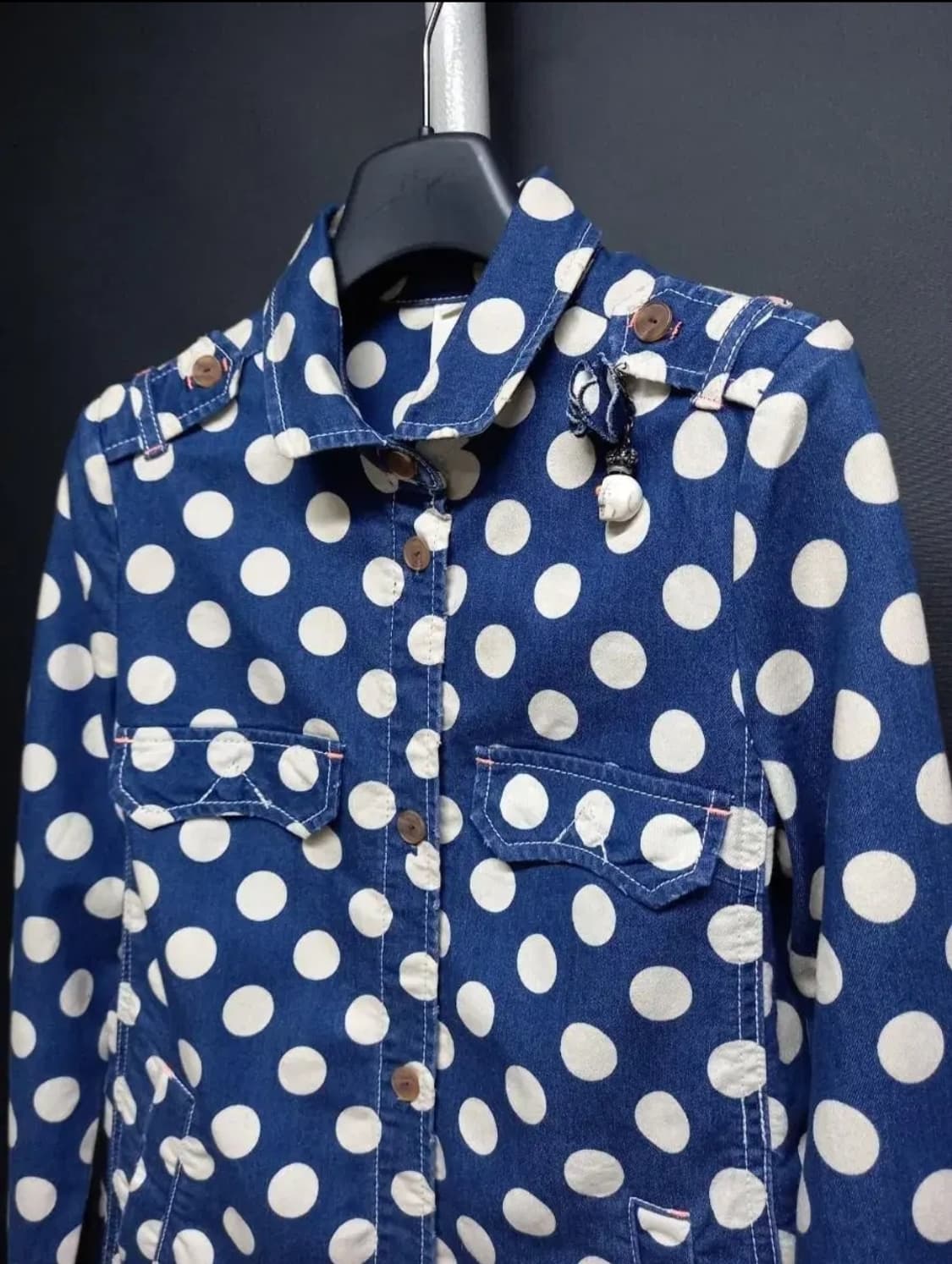 오즈세컨 춘추 데님 남방형 자켓 아우터 44 상품이미지4