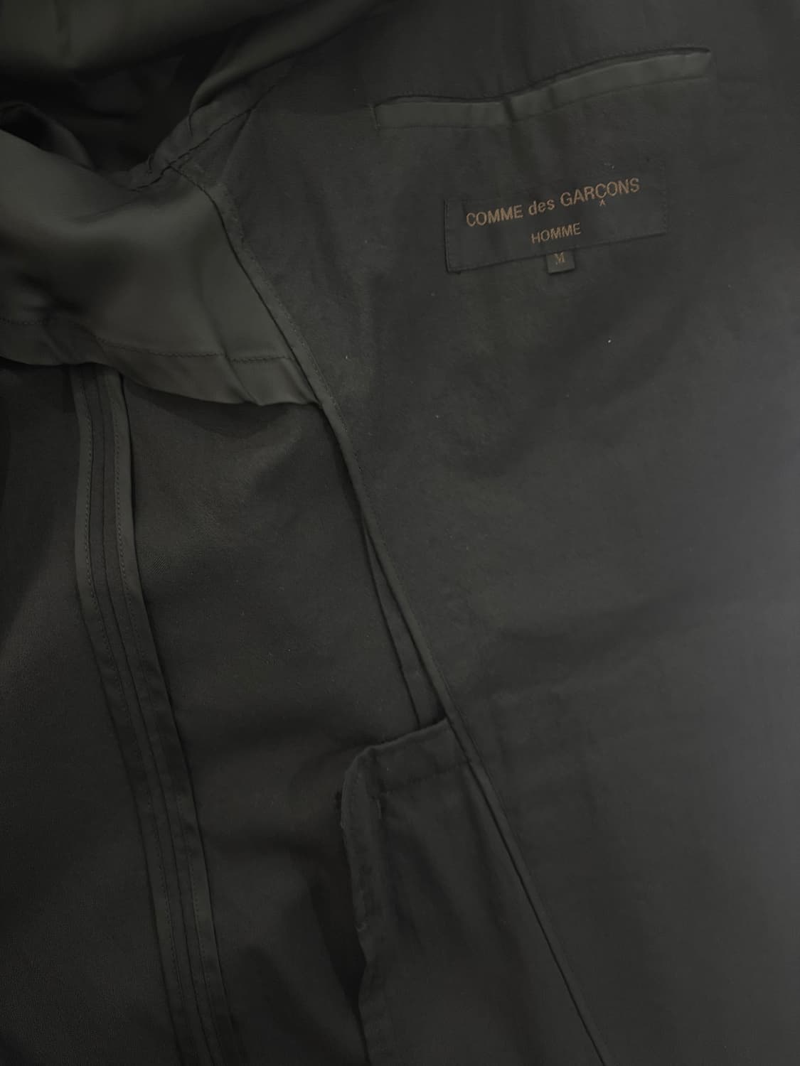 TTF✳️꼼데가르송 옴므 AD1988 투버튼 울 블레이져 상품이미지5