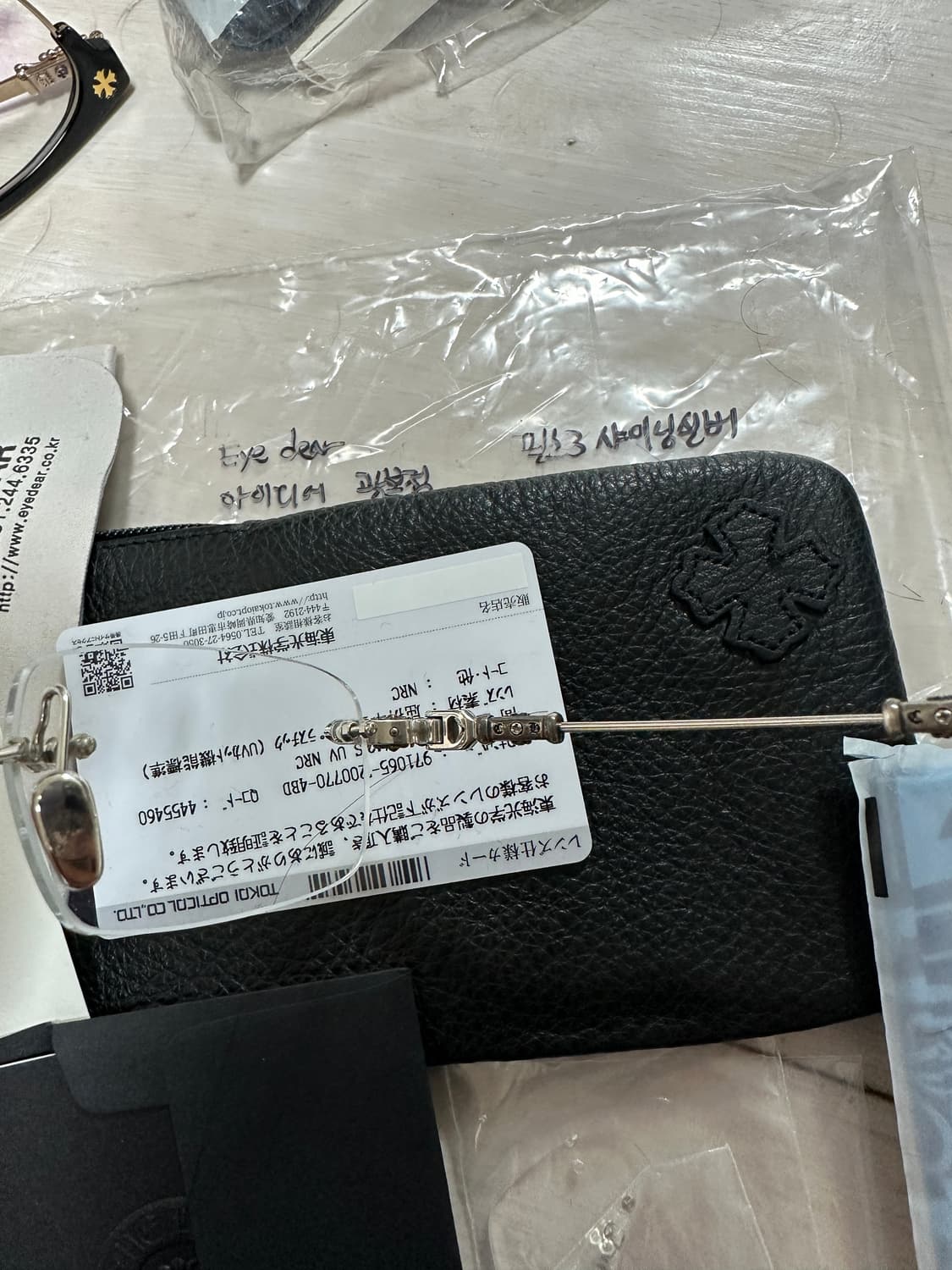 크롬하츠 샤이닝실버 필스3 무테 안경 상품이미지9