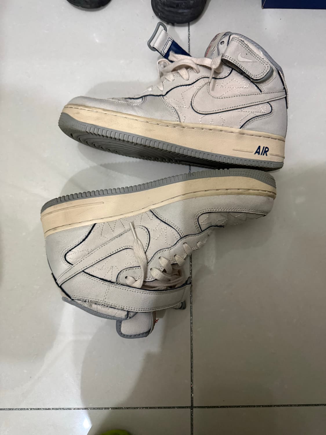 나이키 에어포스 미드 펄화이트 270 상품이미지6