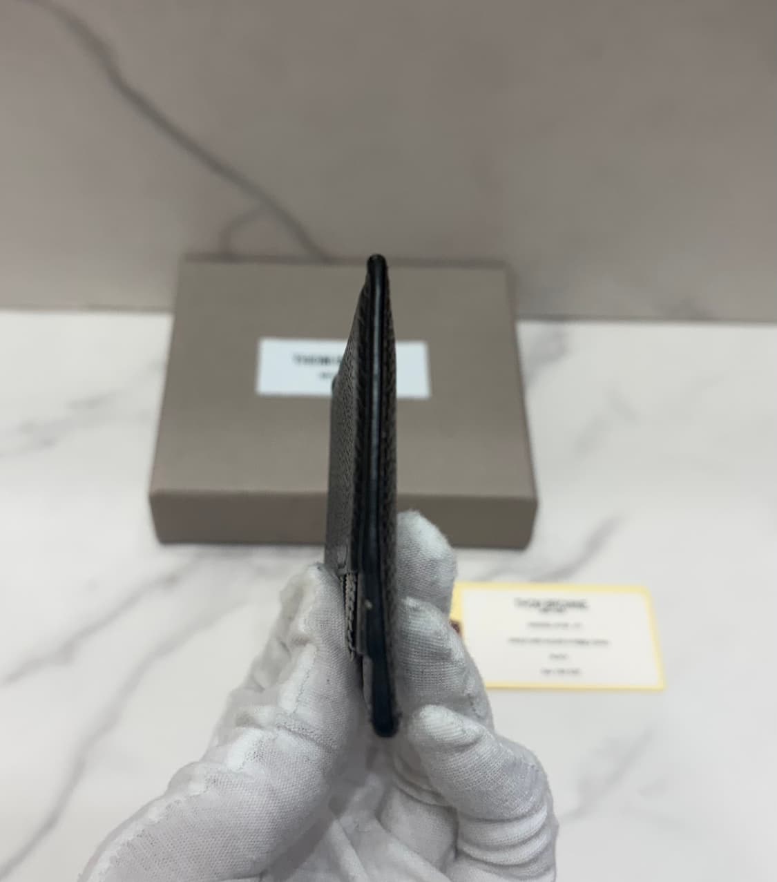 [정품] 톰브라운 블랙 카드지갑 상품이미지6