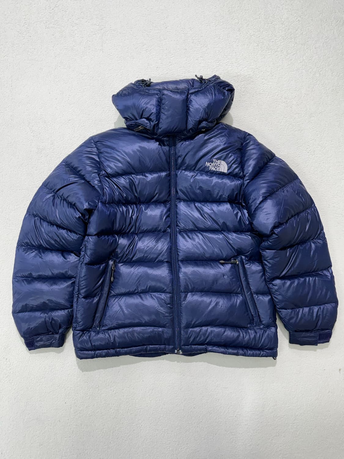 노스페이스 후드 경량 패딩 90-95 네이비 상품이미지1
