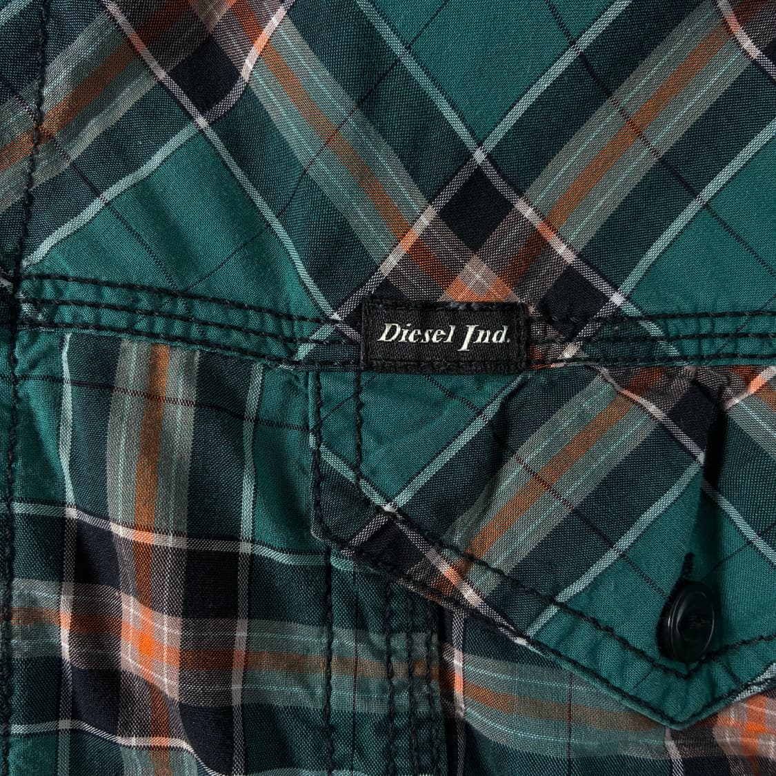 Diesel  디젤 00,s 포켓 웨스턴 코튼 체크 셔츠  상품이미지4