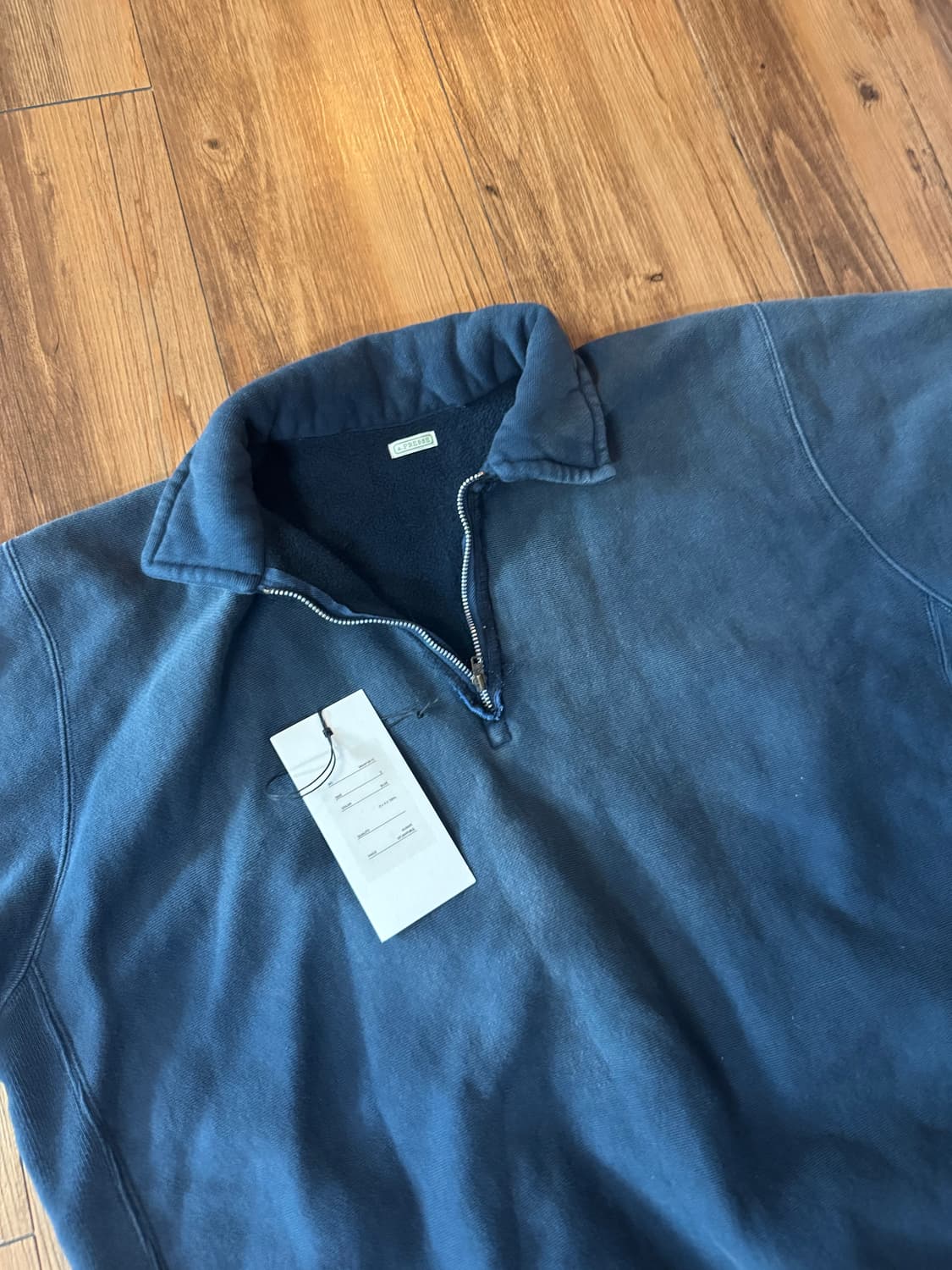 아프레쎄 하프 집업 블루 3사이즈 상품이미지1