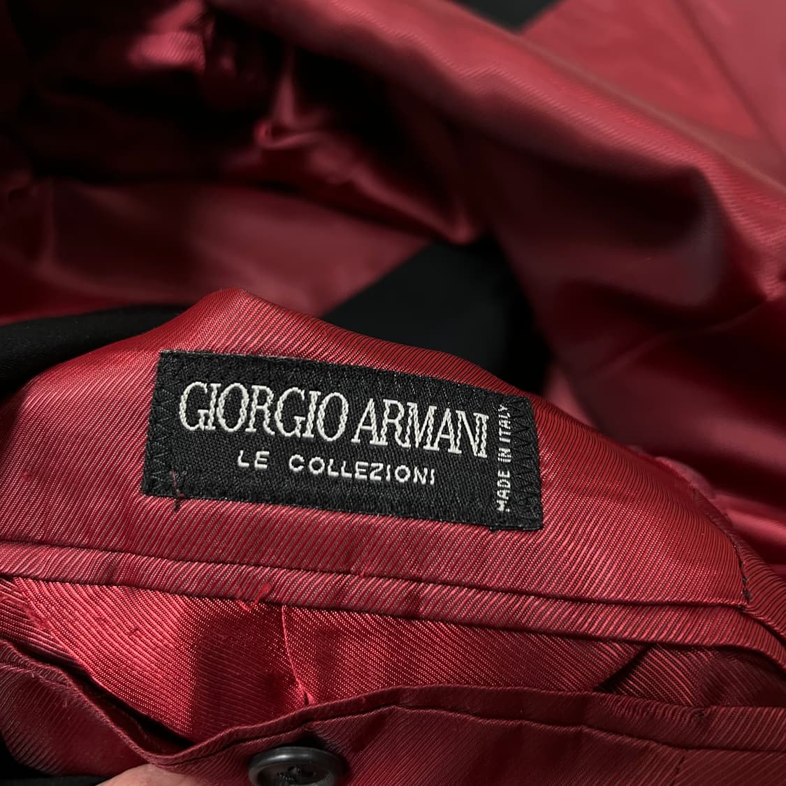 조르지오 아르마니 르콜레지오니 싱글 블레이저 정장자켓 [블랙] L/100 상품이미지5