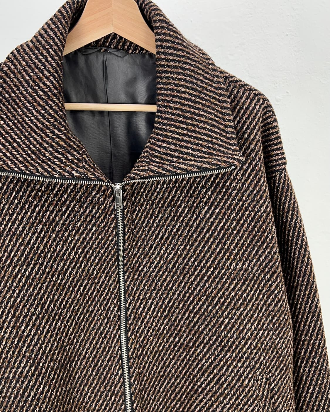 요크 23aw 프론트 하이넥 멀티 집 블루종 자켓 상품이미지4