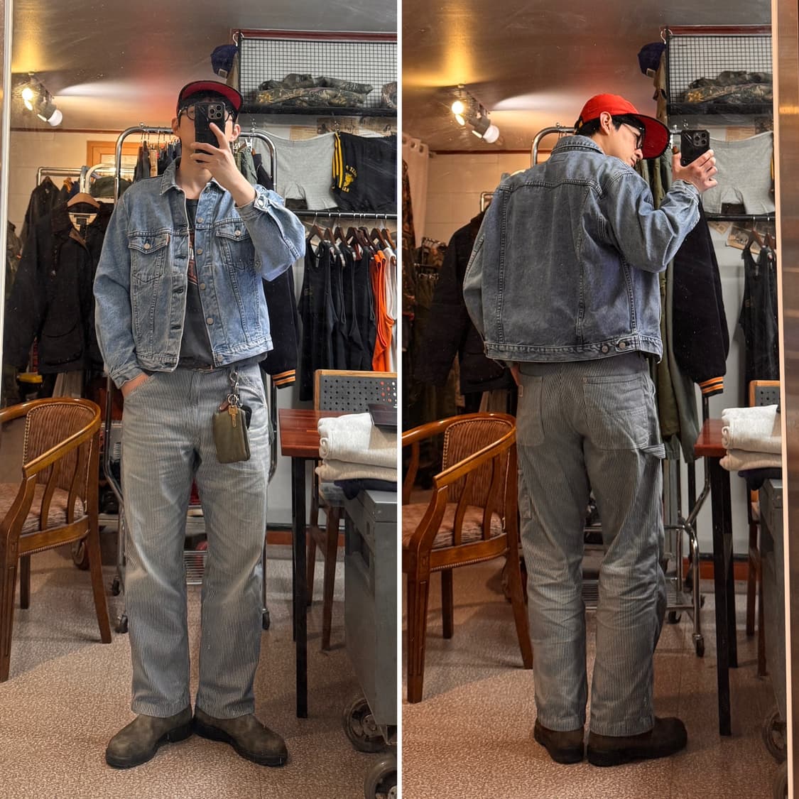 80s Levis OrangeTab Denim Trucker jacket 상품이미지2