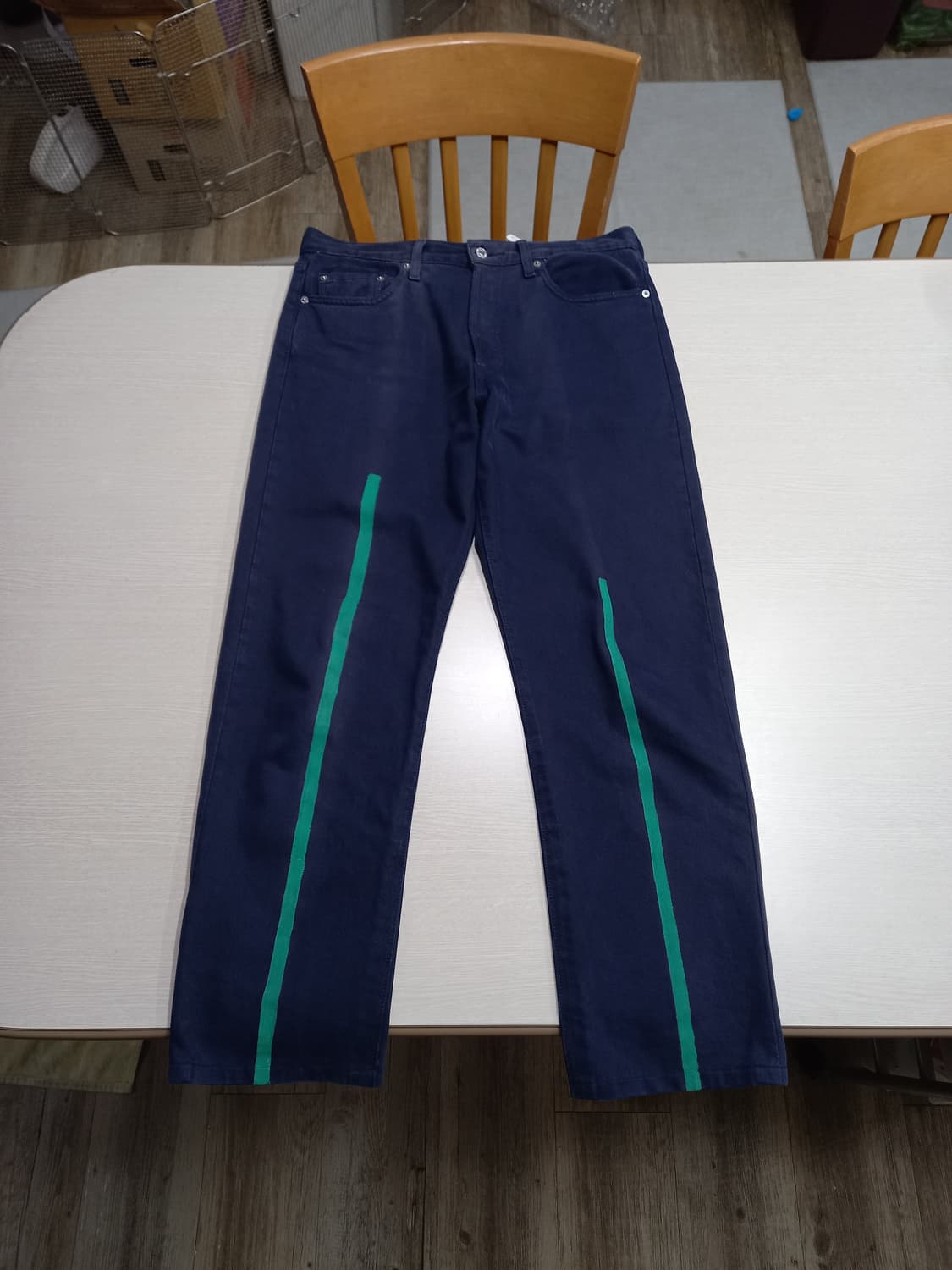 33 05's 리바이스501 일자진 진청 커스텀 33-421 상품이미지1