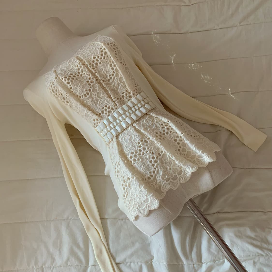 일본빈티지 빈티지 긴팔 페어리 긴팔 크로쉐 긴팔 모리 긴팔 빈티지 나시 상품이미지1