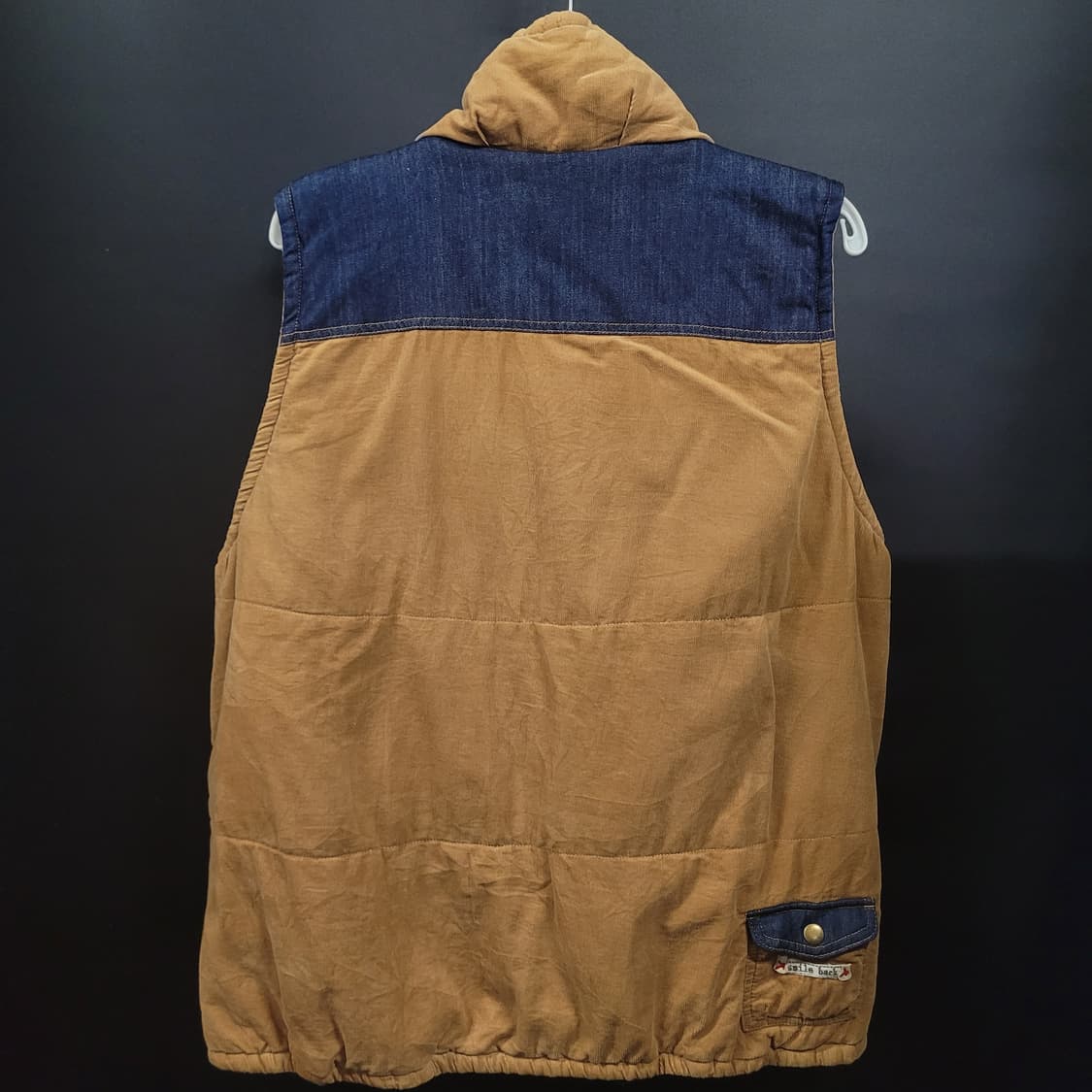 D.S.CLUB SMILE BACK 빈티지 패딩 베스트  상품이미지3