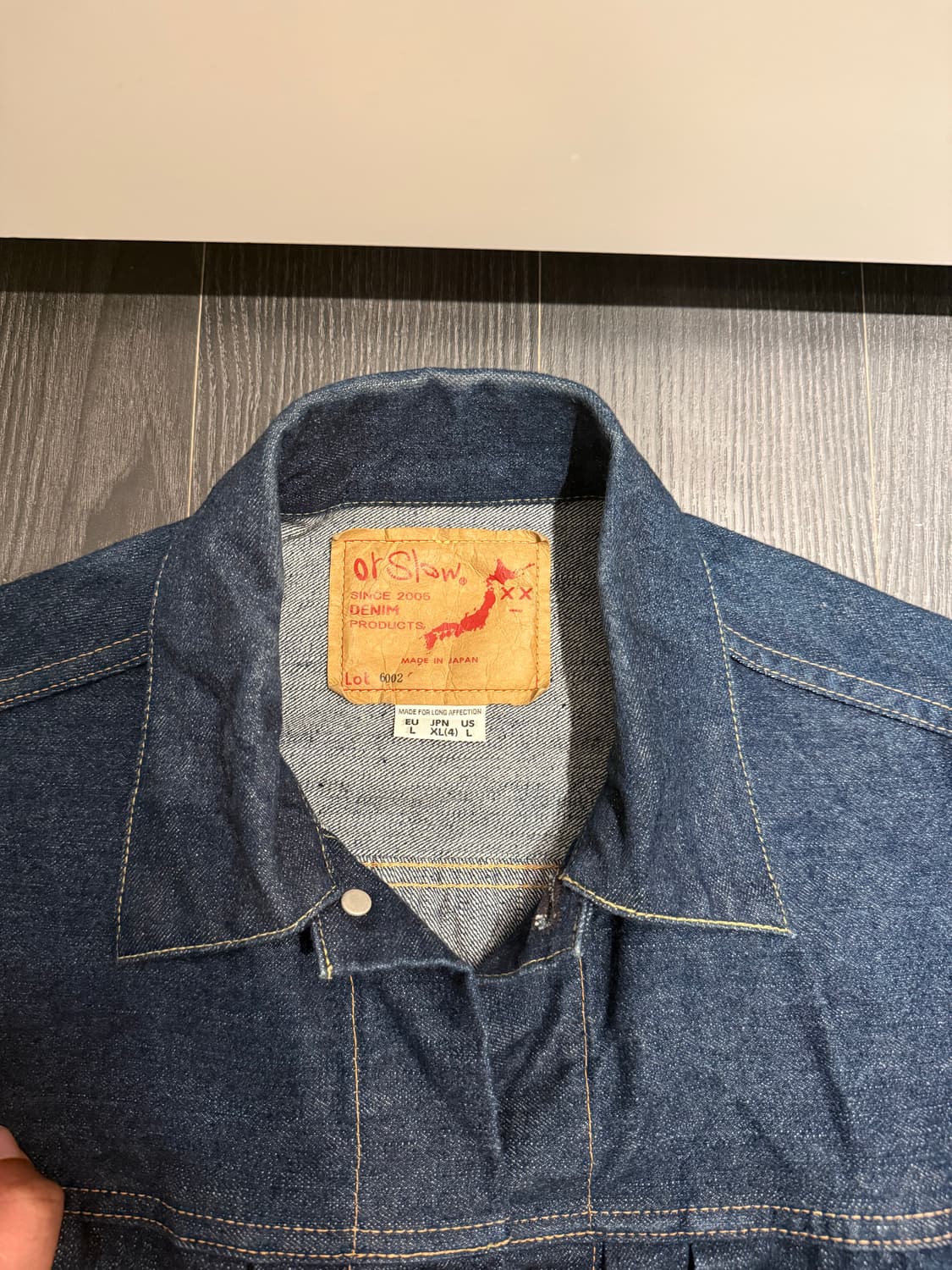 Orslow denim trucker type 2 오어슬로우 데님트러커 상품이미지2