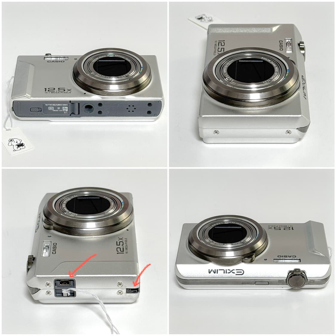 카시오 엑슬림 ZS160 실버 빈티지디카 상품이미지4