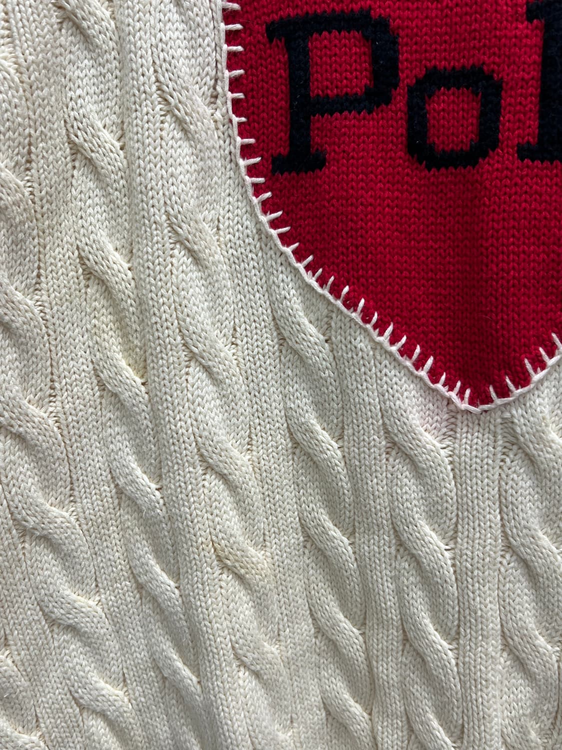 폴로 랄프로렌 하트 케이블 꽈배기 니트 상품이미지6