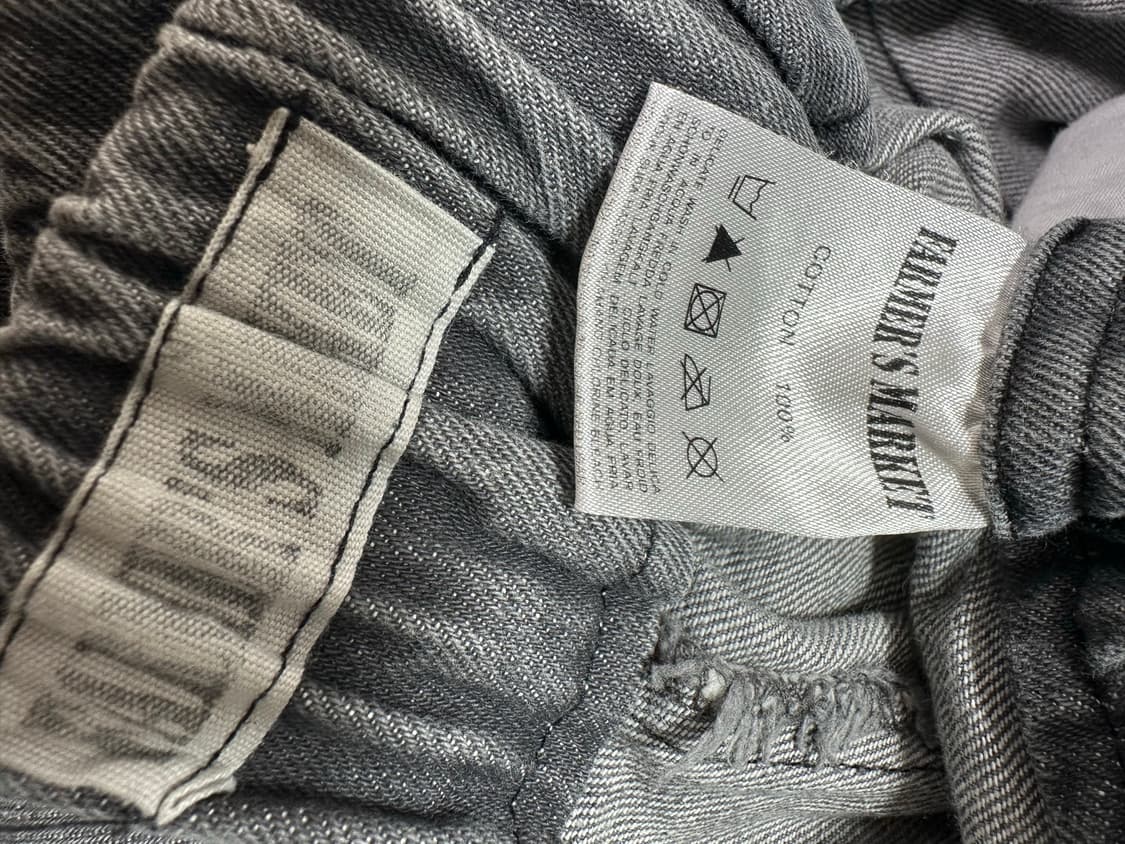 앵글런 데님 벌룬팬츠 - GREY 상품이미지3