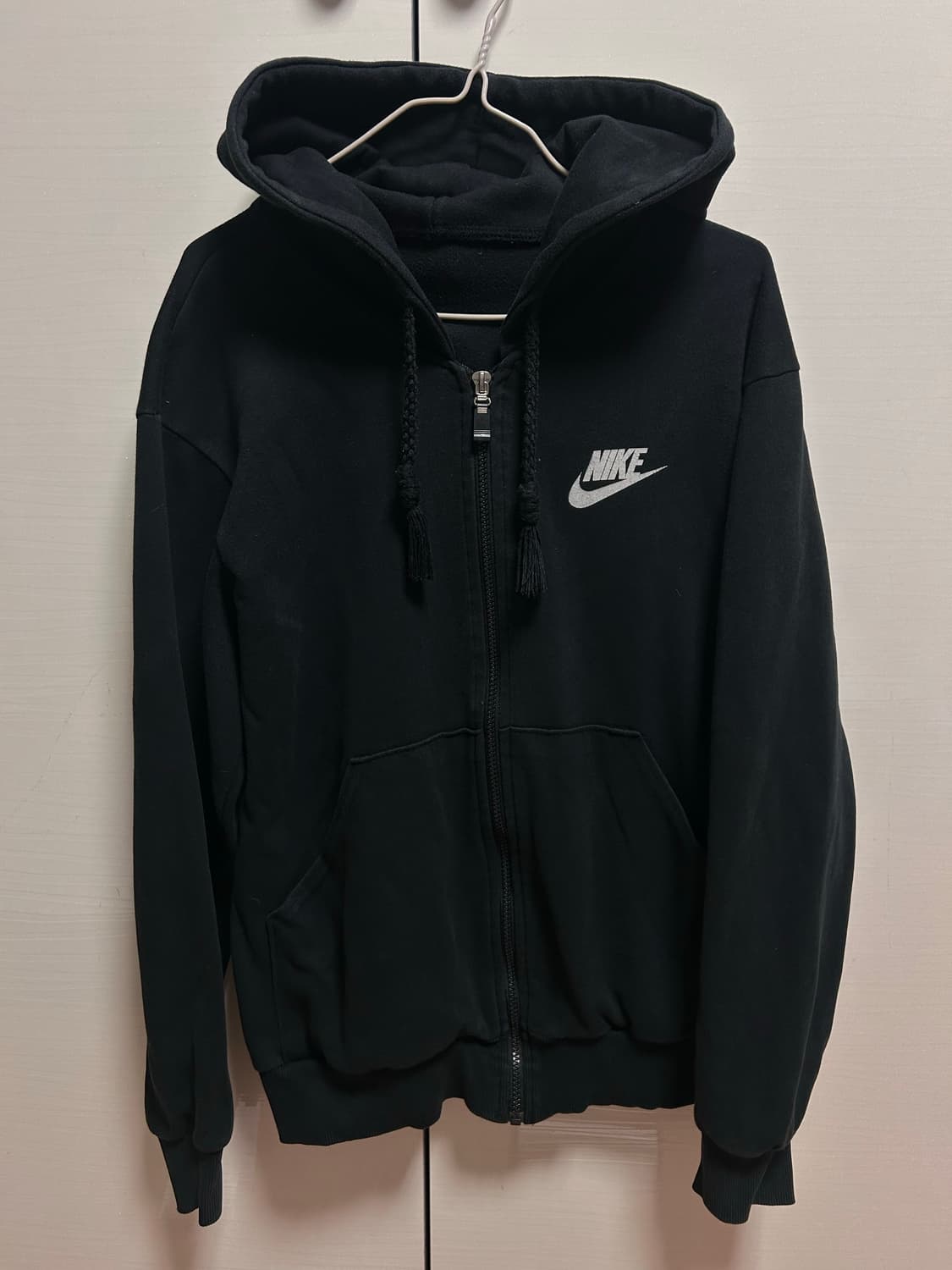 나이키 블랙 후드집업 / 실측 100 상품이미지1