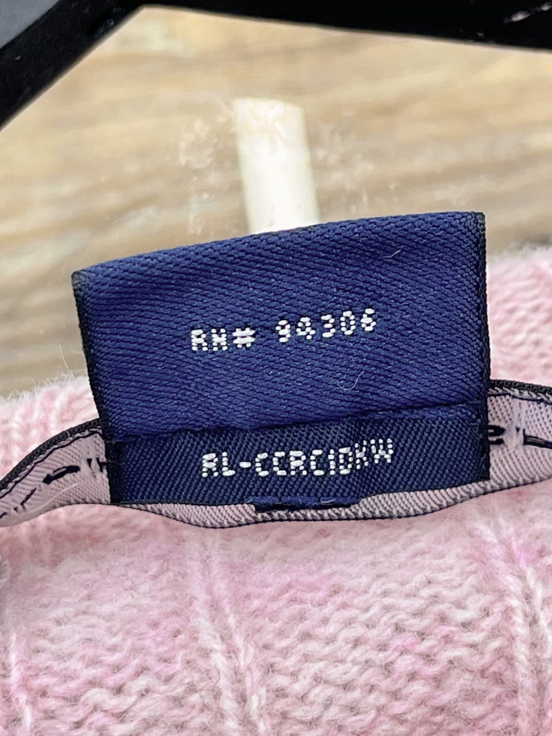 폴로 랄프 로렌 핑크 케이블 스웨터 상품이미지7