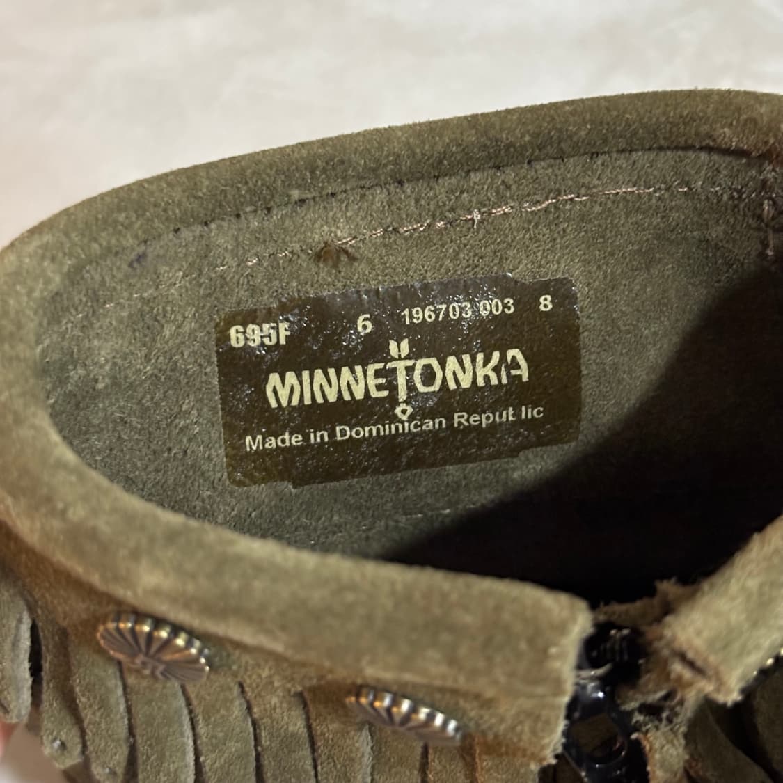 Minnetonka 미네통카 레더 프린지 웨스턴부츠 상품이미지8