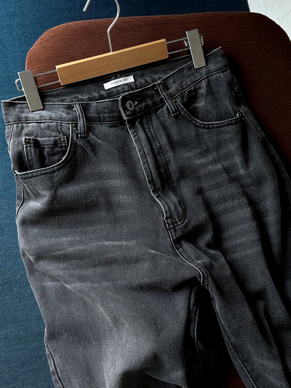 5pkt washed wide denim pants 상품이미지2