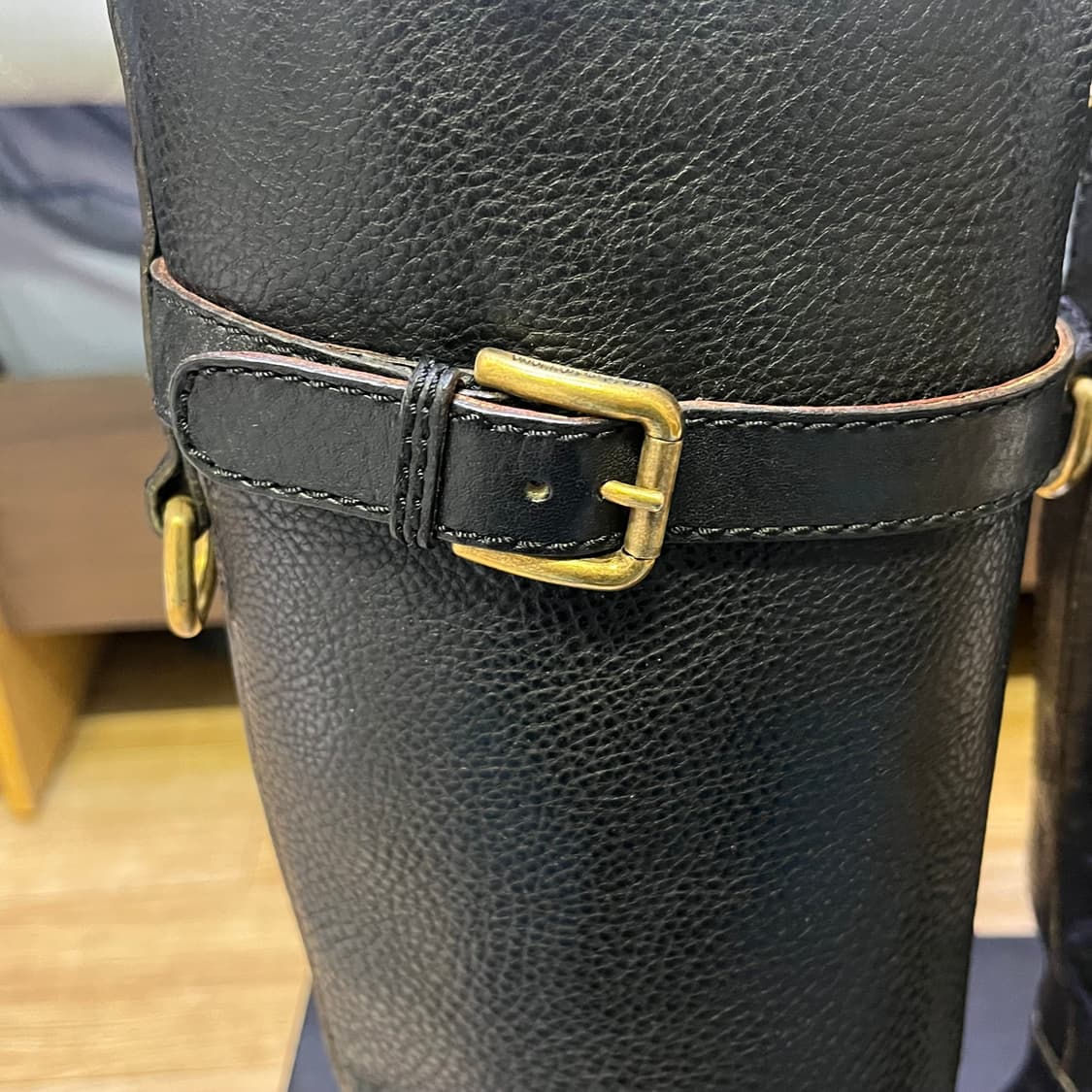 Dolce&Gabbana 돌체앤가바나 블랙 레더 롱 부츠 35.5사이즈 상품이미지5