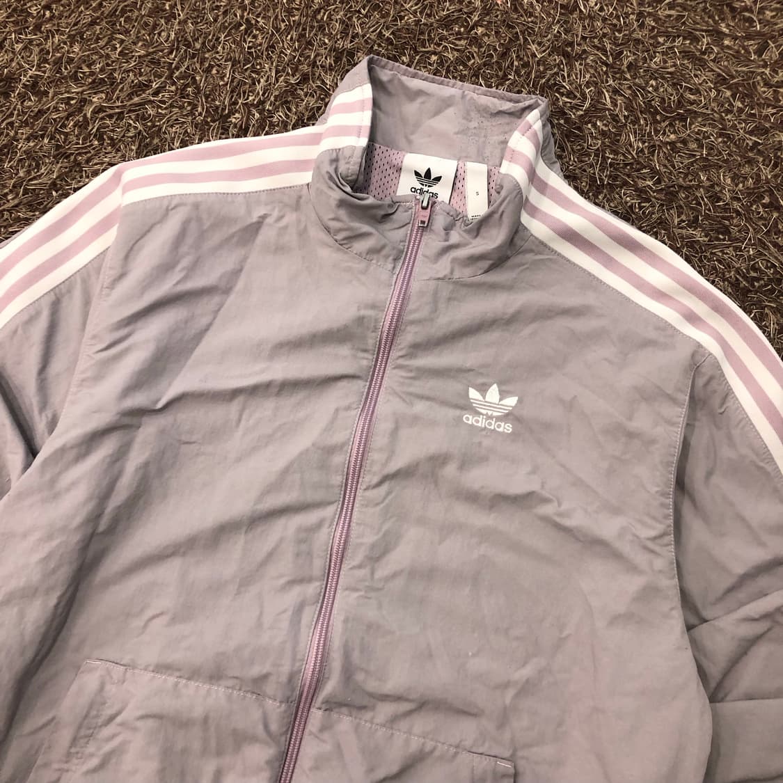 아디다스 라벤더 락업 파이어버드 우븐 바람막이 트랙 자켓 상품이미지2